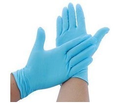 一次性蓝色丁腈手套